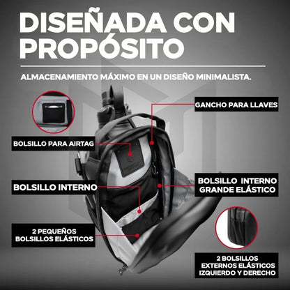Mochila Organizadora Portátil para Botella y Accesorios 💧