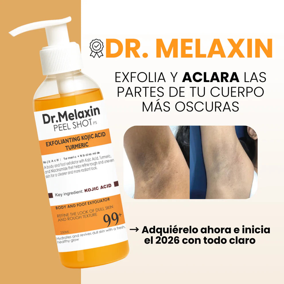 EXFOLIANTE MELAXIN PARA ACLARAR PARTES OSCURAS - FORMULA CURCUMA
